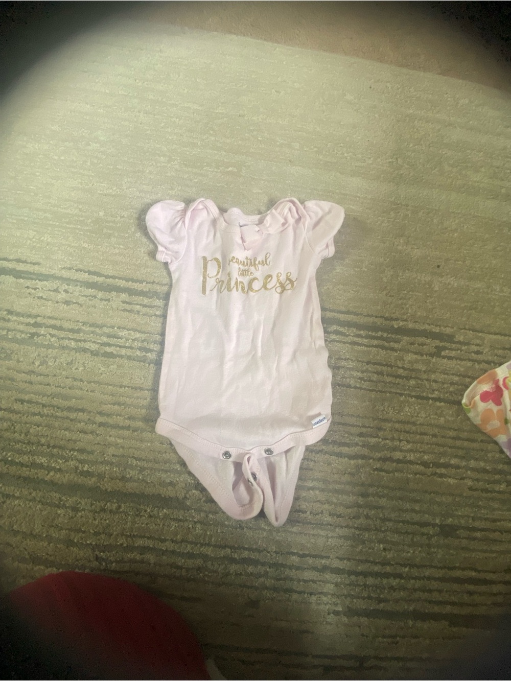 Baby Girl 'Beautiful Little Princess' Pink One-Piece Bodysuit